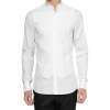 White Slim-Fit Cotton Dress Shirt