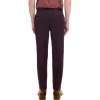 Aubergine Satin Trouser