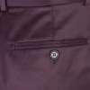 Aubergine Satin Trouser