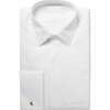 White Bib-Front Cotton Shirt