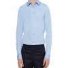 Blue Slim-Fit Cotton Shirt