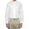 White Button-Down Cotton Oxford Shirt