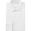 White Cotton Tuxedo Shirt