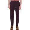 Aubergine Satin Trouser