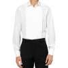 White Cotton Tuxedo Shirt