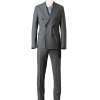 Grey Double Breasted Suit