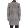 Double Checked Cashmere Coat