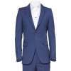 Blue Slim-Fit Wool and Mohair-Blend Jacket