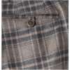Plaid Wool and Silk-Blend Trouser