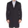 Velvet-Collar Wool Overcoat
