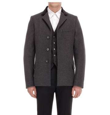 Velvet Collar Overcoat