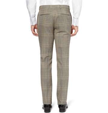 Grey Prince of Wales Check Wool Suit