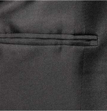 Black Slim Wool Tuxedo