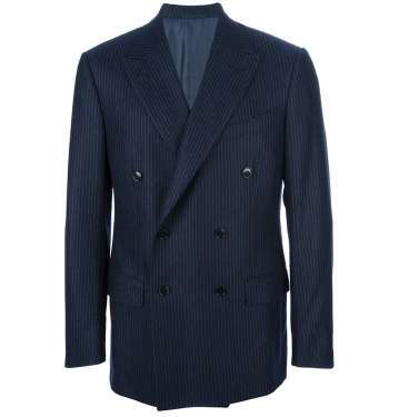 Double Breasted Pinstripe Suit