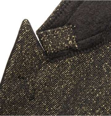 Black Wool-Blend Tuxedo