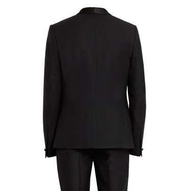 Black Jacquard Skinny Jacket