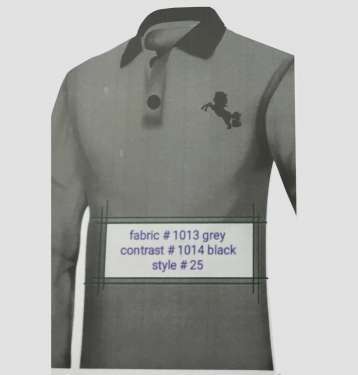 Fabric 1013 Grey Contrast 1014 Black Style 25