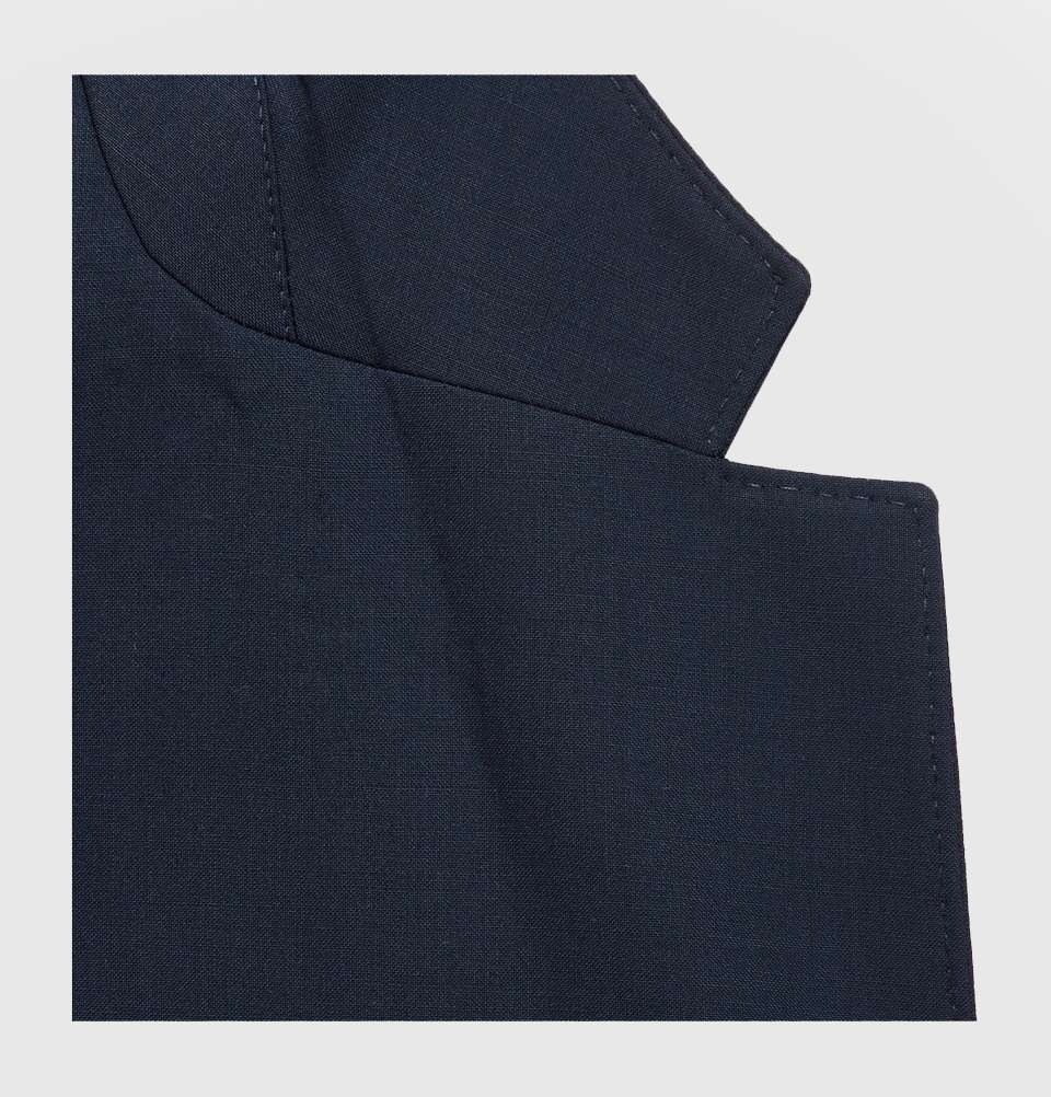 Slim Navy Wool Suit