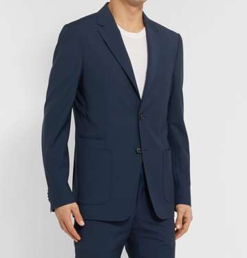 Slim Navy Wool Suit