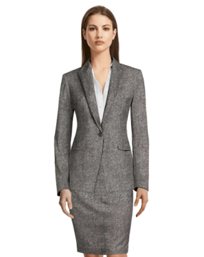 LIght Gray  Dotted Color Suit