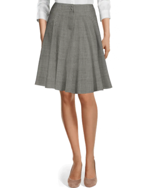 Dark Gray Color Skirt