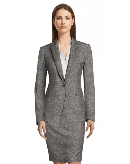 LIght Gray  Dotted Color Suit