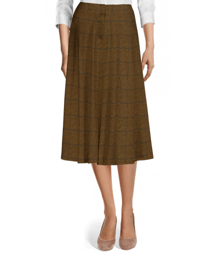 Sepia Color Skirt