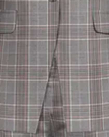 Gray Color Suit With Box Shade