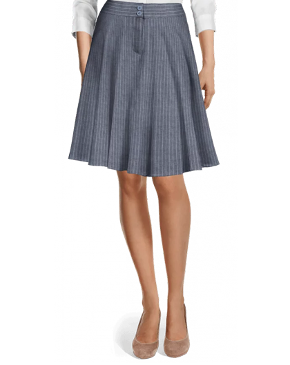 Slate Gray Color Skirt