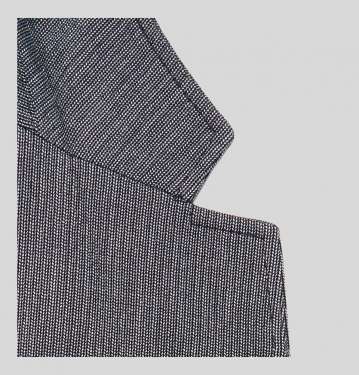 Navy Theobald Unstructured Striped Stretch Cotton Blazer