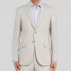Pale Grey Seishin Slim Fit Wool And Mohair Blend Suit Jacket
