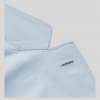 Sky Blue Slim Fit Unstructured Stretch Cotton Twill Suit Jacket