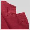Claret Herringbone Cotton And Linen Blend Blazer