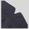 Midnight Blue Slimv Fit Unstructured Herringbone Cotton And Linen Blend Blazer