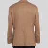 TAN SLIM FIT BIRDSEYE WOOL BLAZER