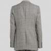 Slim Fit Double Breasted Prince Of Wales Checked Wool And Mohair Blend Suit Jacket