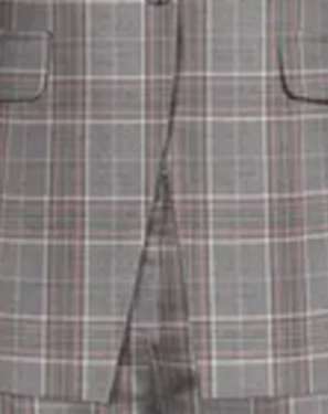 Gray Color Suit With Box Shade