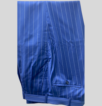 White Line on Blue Trouser
