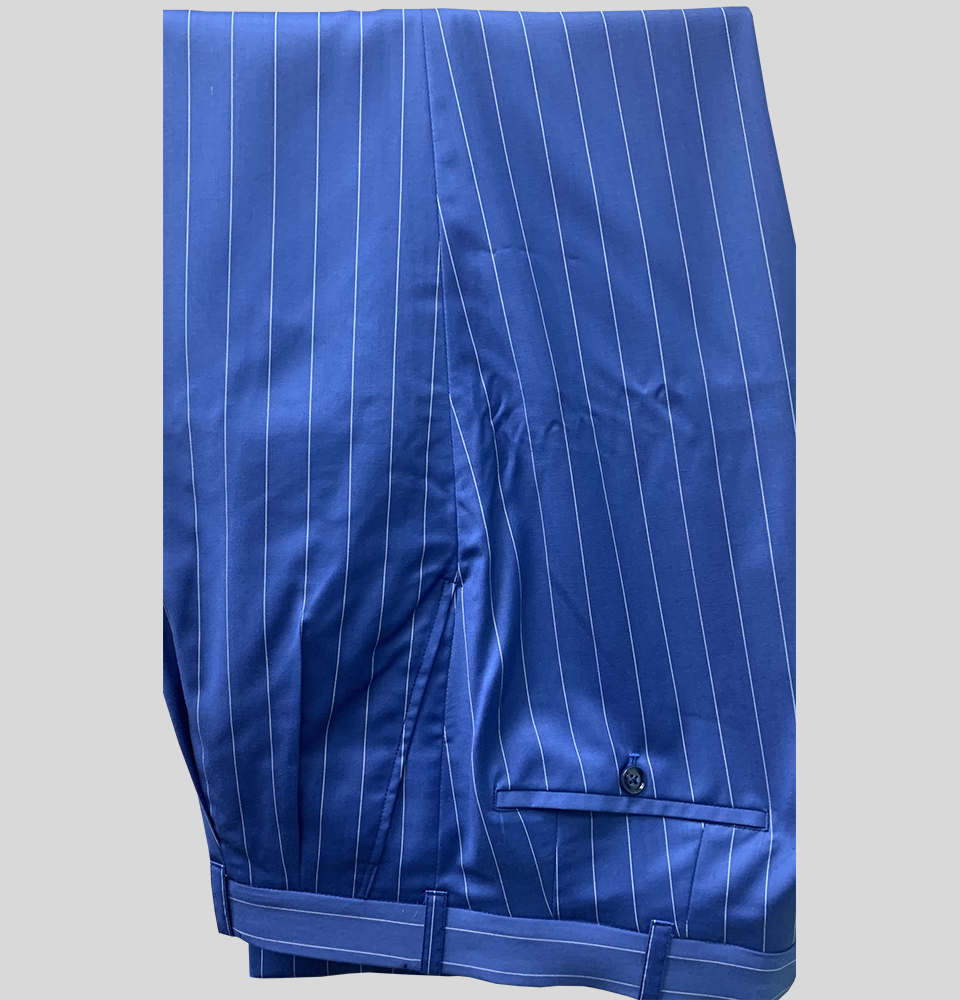 White Line on Blue Trouser