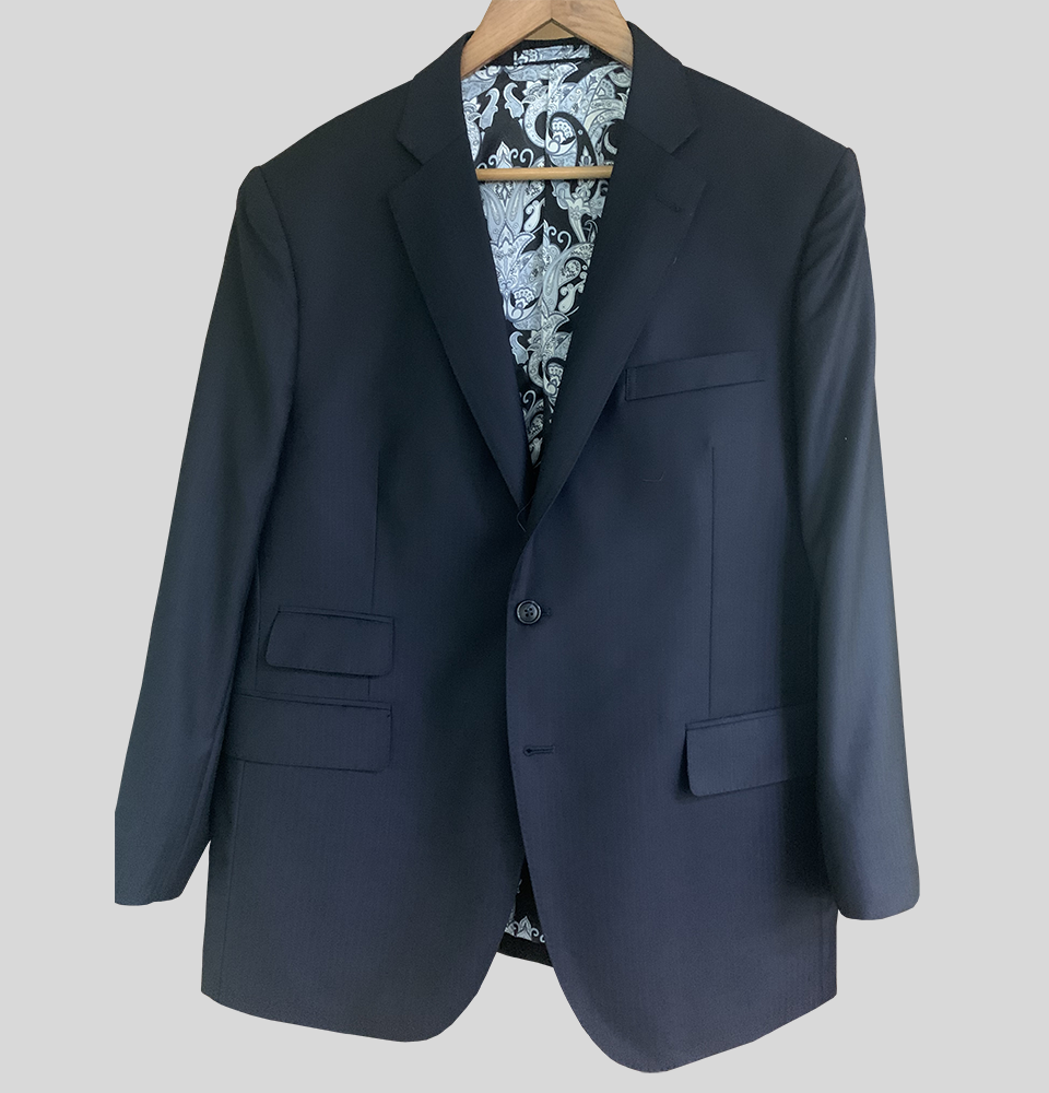 Two Button Blue Jacket