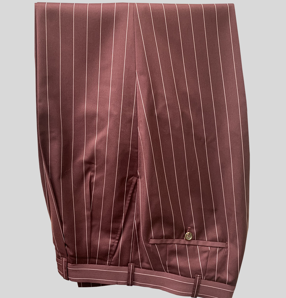 White Line on Brown Trouser