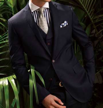 Dark Blue 3 Piece Suit