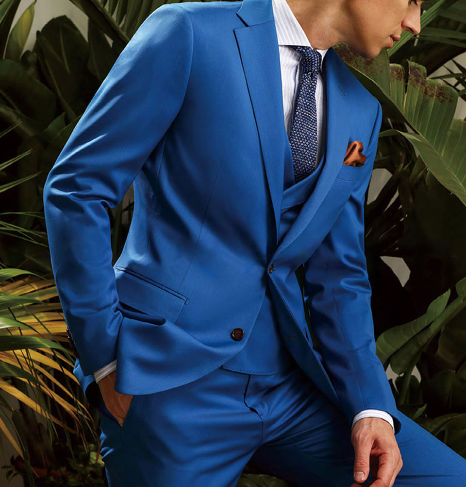 Light Nevy Blue 3 Piece Suit