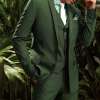 3 Piece Green Suit